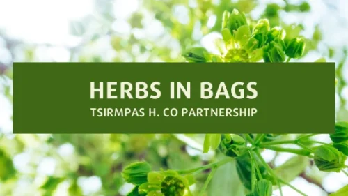 herbs in bags